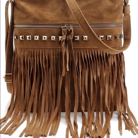 Brown Fringe Crossbody Bag - Picture 11 of 11